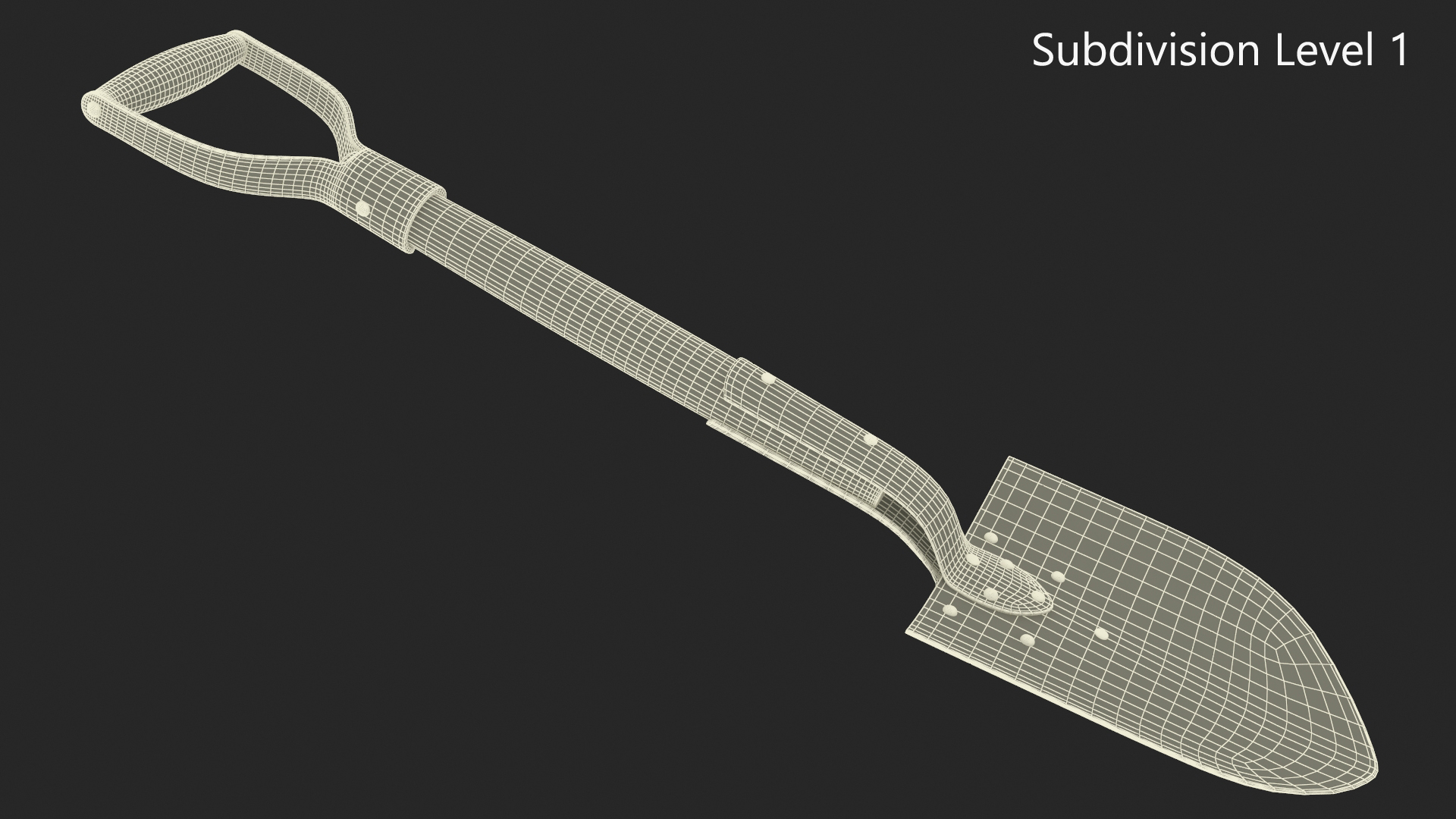 3D model Old Shovel