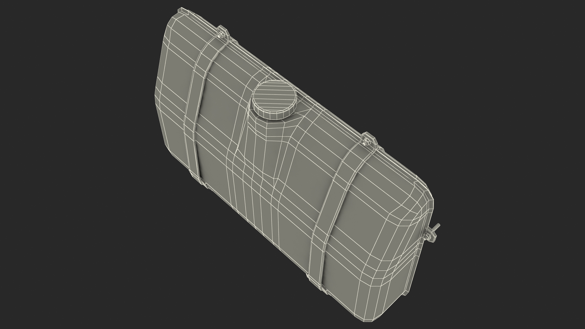 Rusty Gas Tank 3D model
