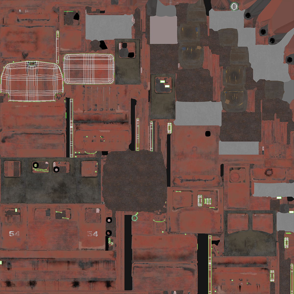 Rusty Gas Tank 3D model
