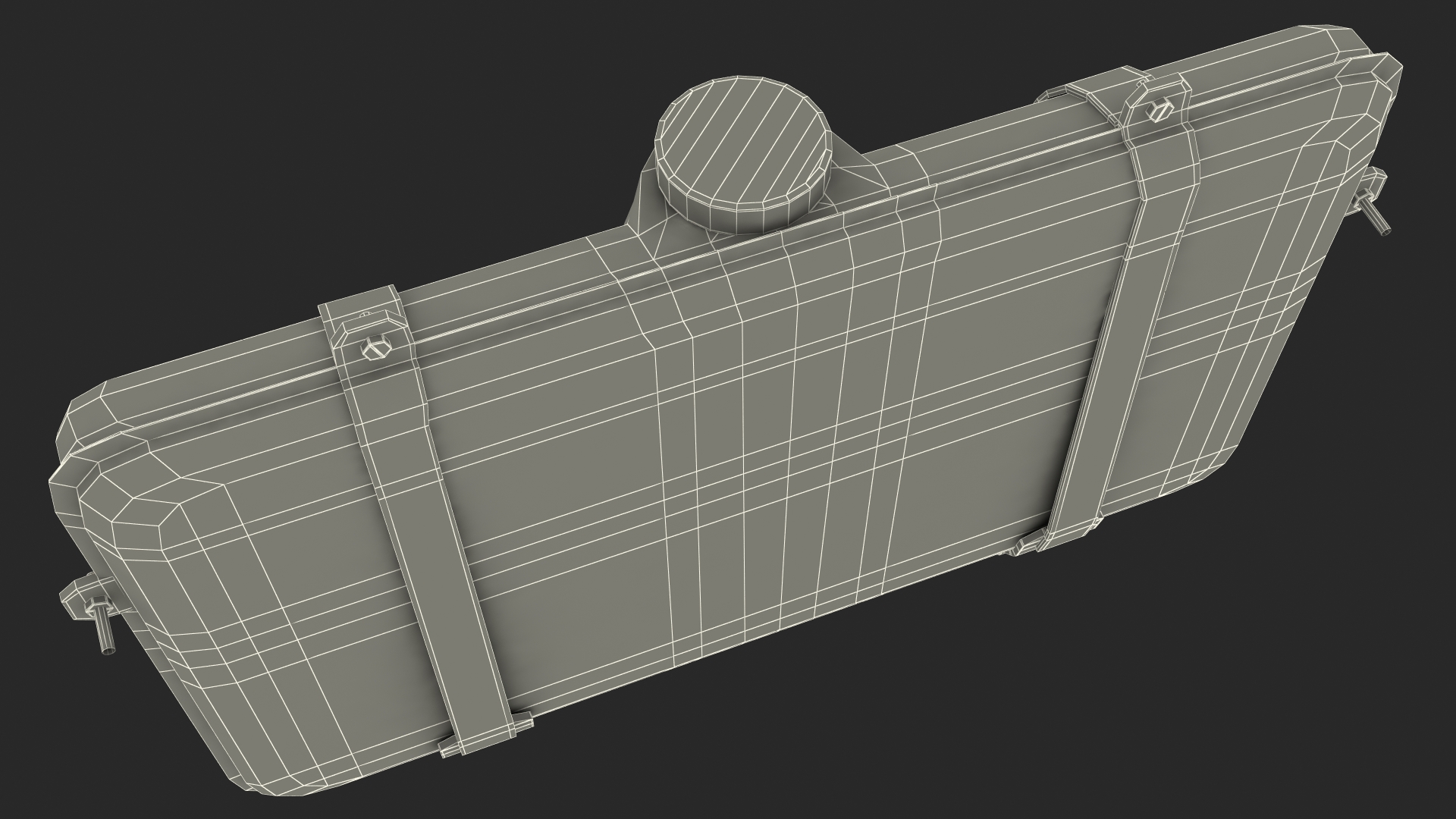 Rusty Gas Tank 3D model