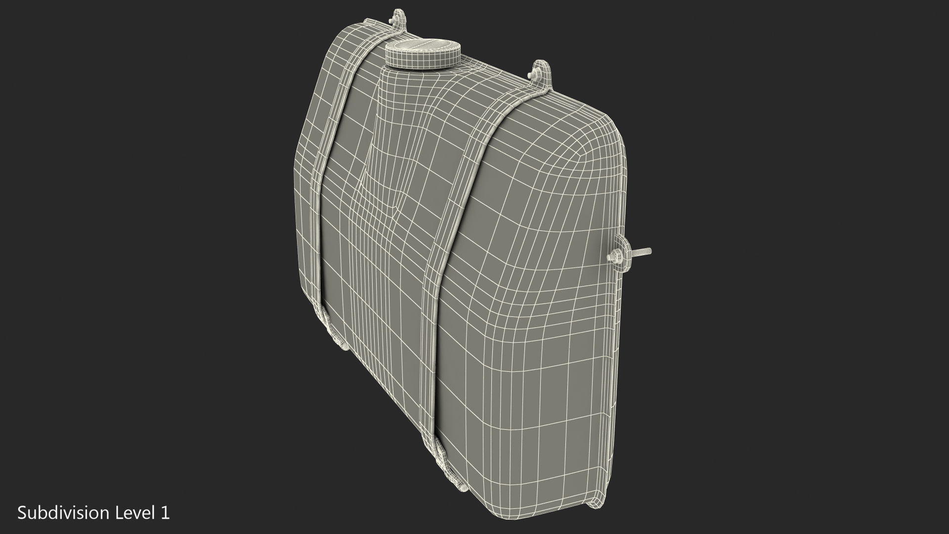 Rusty Gas Tank 3D model