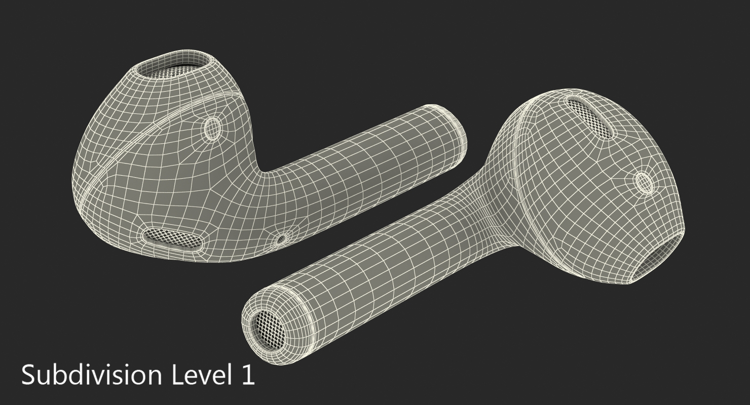 AirPods Wireless Earbuds 3D model