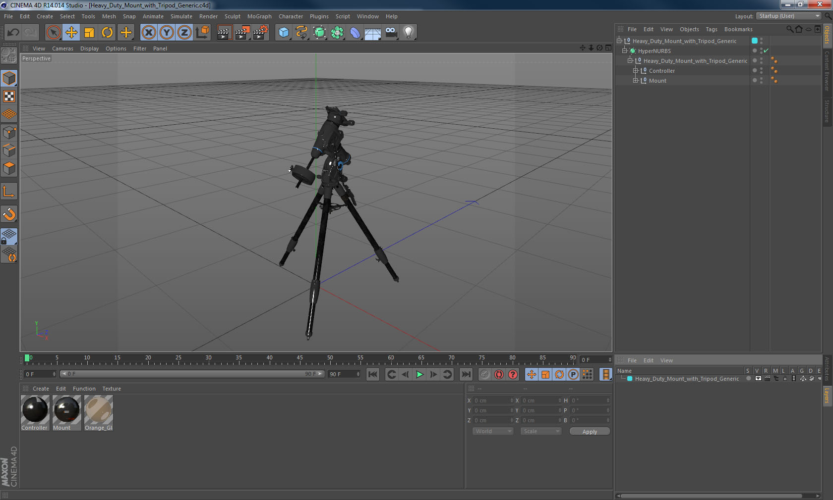 3D Heavy Duty Mount with Tripod Generic