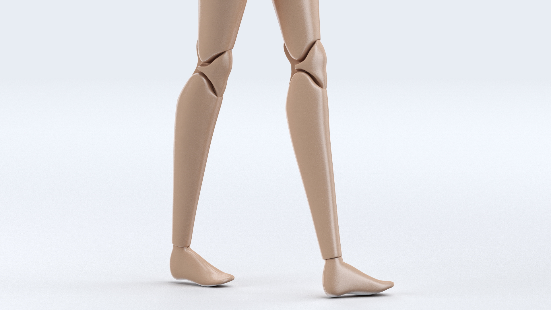 Barbie Doll Without Clothes 3D