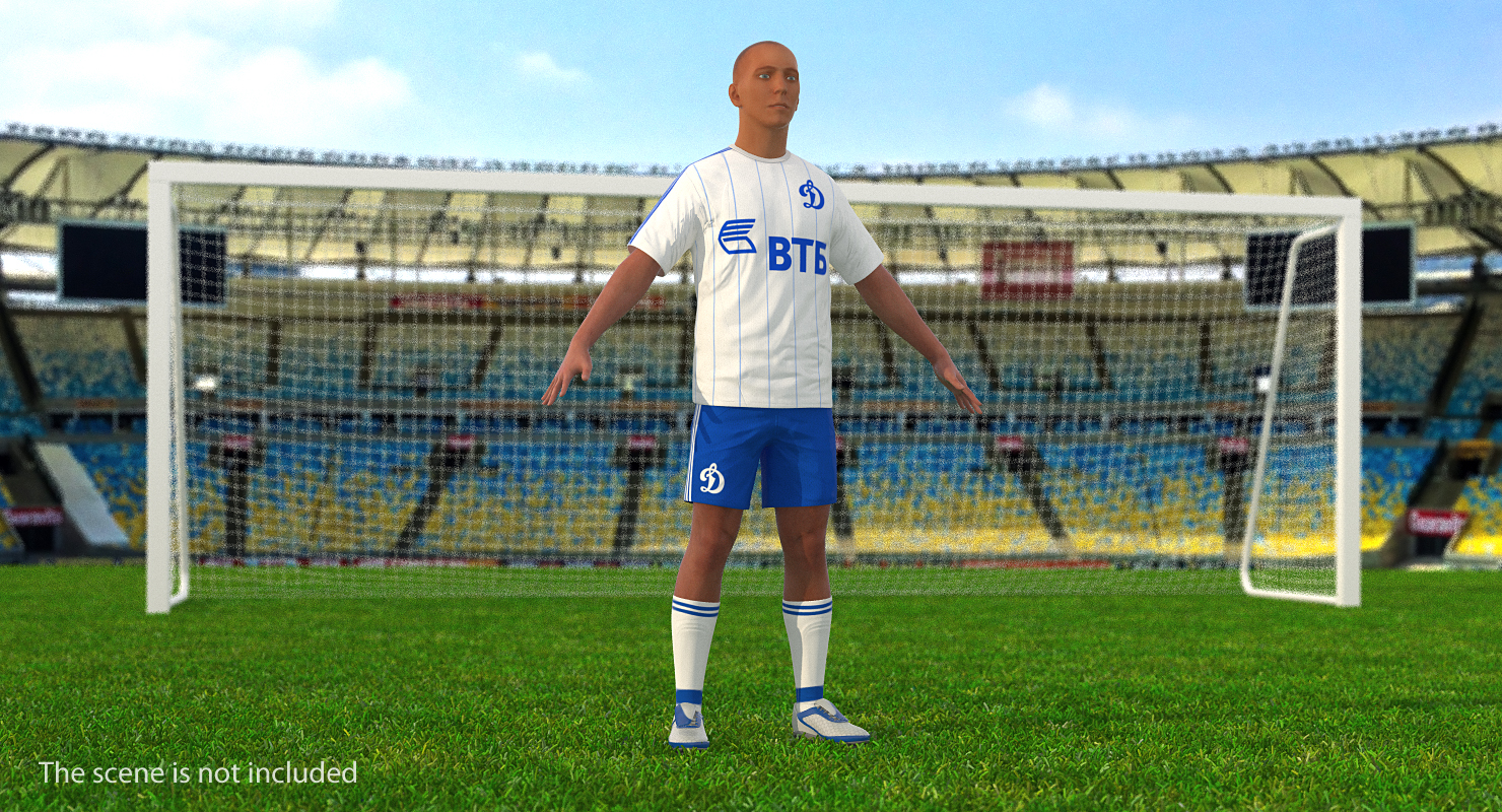 Soccer or Football Player Dynamo 3D