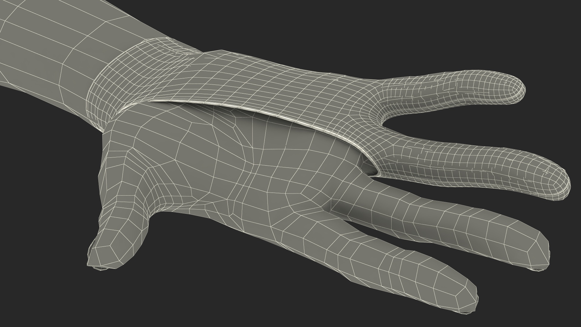 Digital Painters Glove Blue 3D