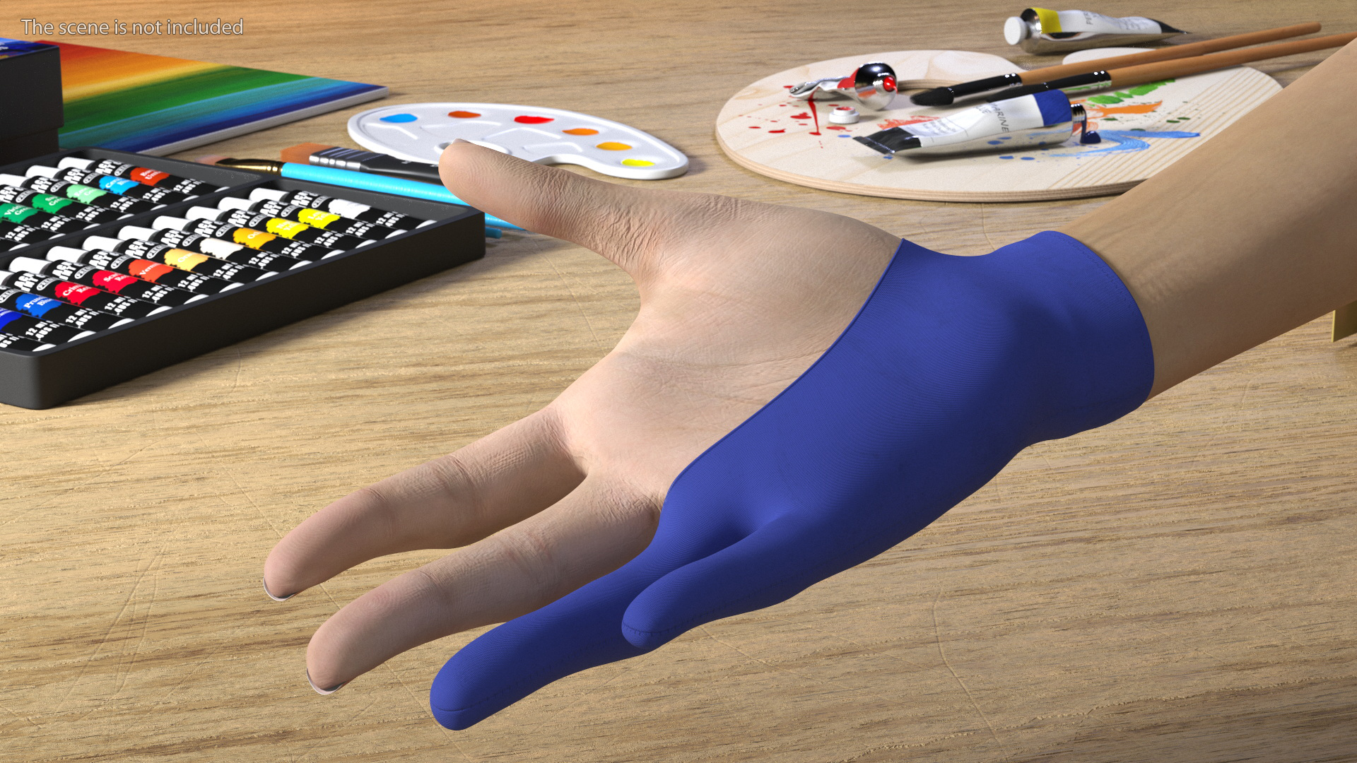 Digital Painters Glove Blue 3D
