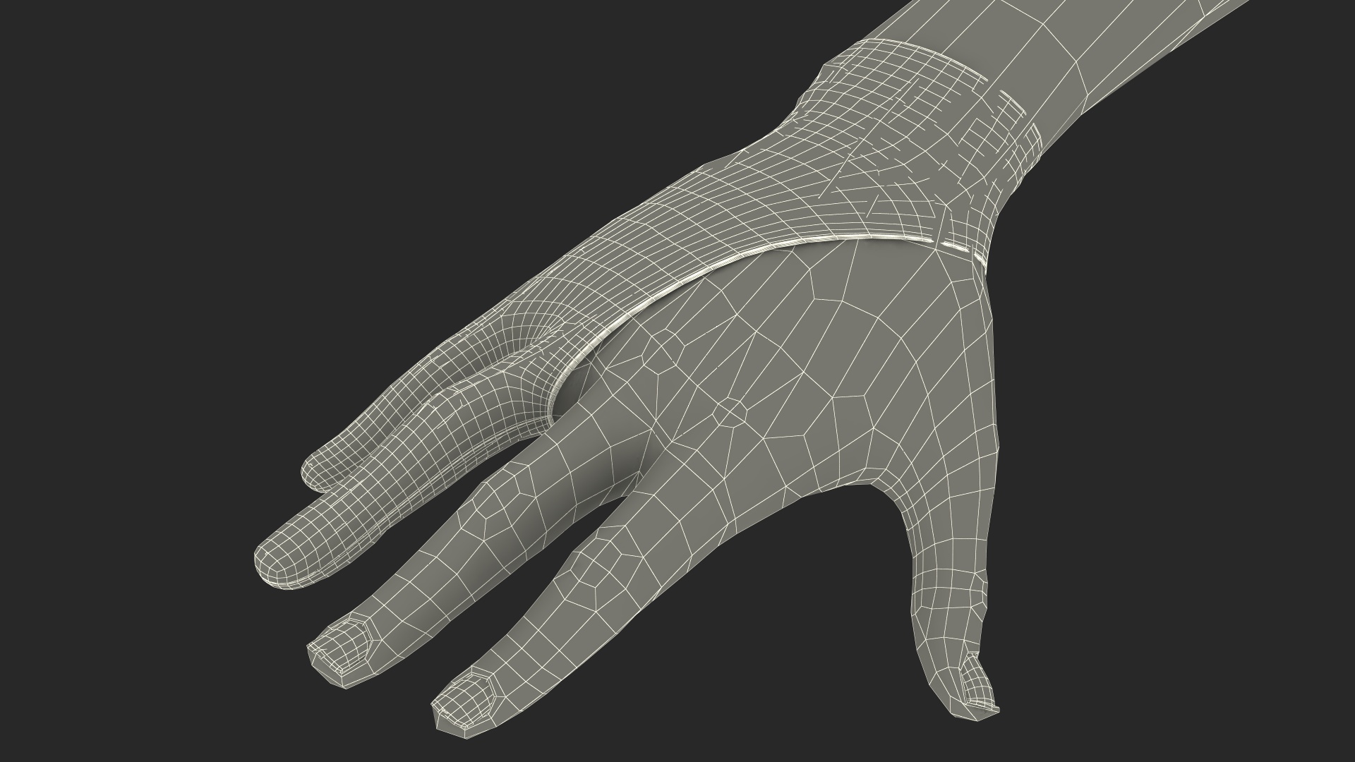 Digital Painters Glove Blue 3D