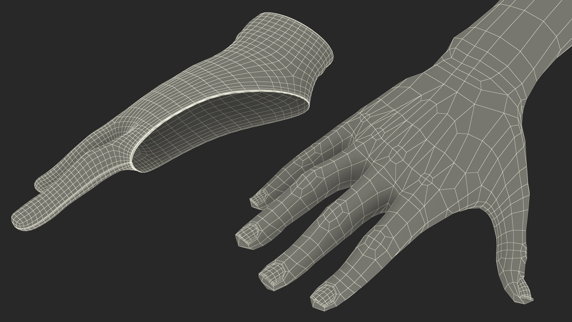 Digital Painters Glove Blue 3D