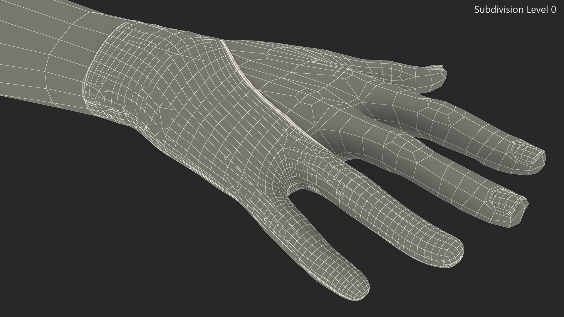 Digital Painters Glove Blue 3D