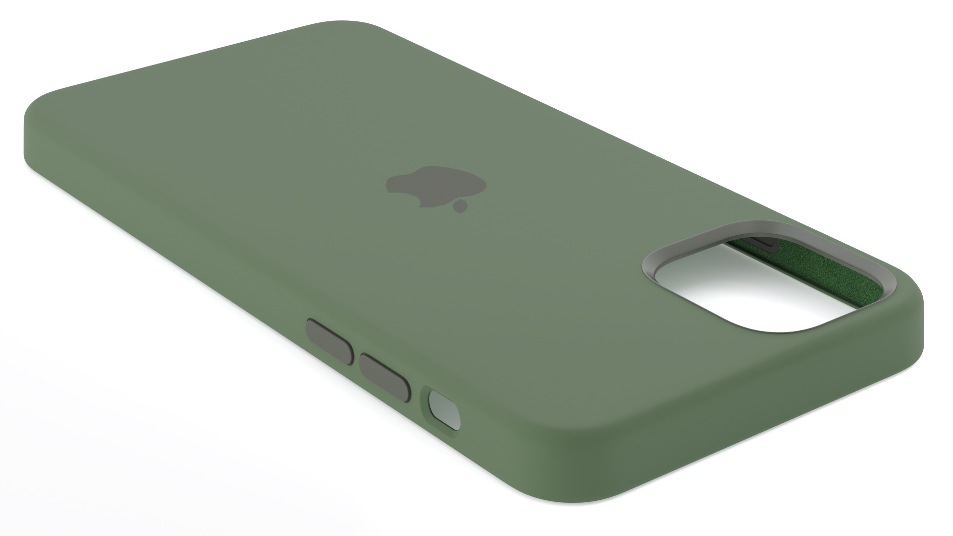 iPhone 12 Pro Max Silicone Case Cyprus Green 3D model