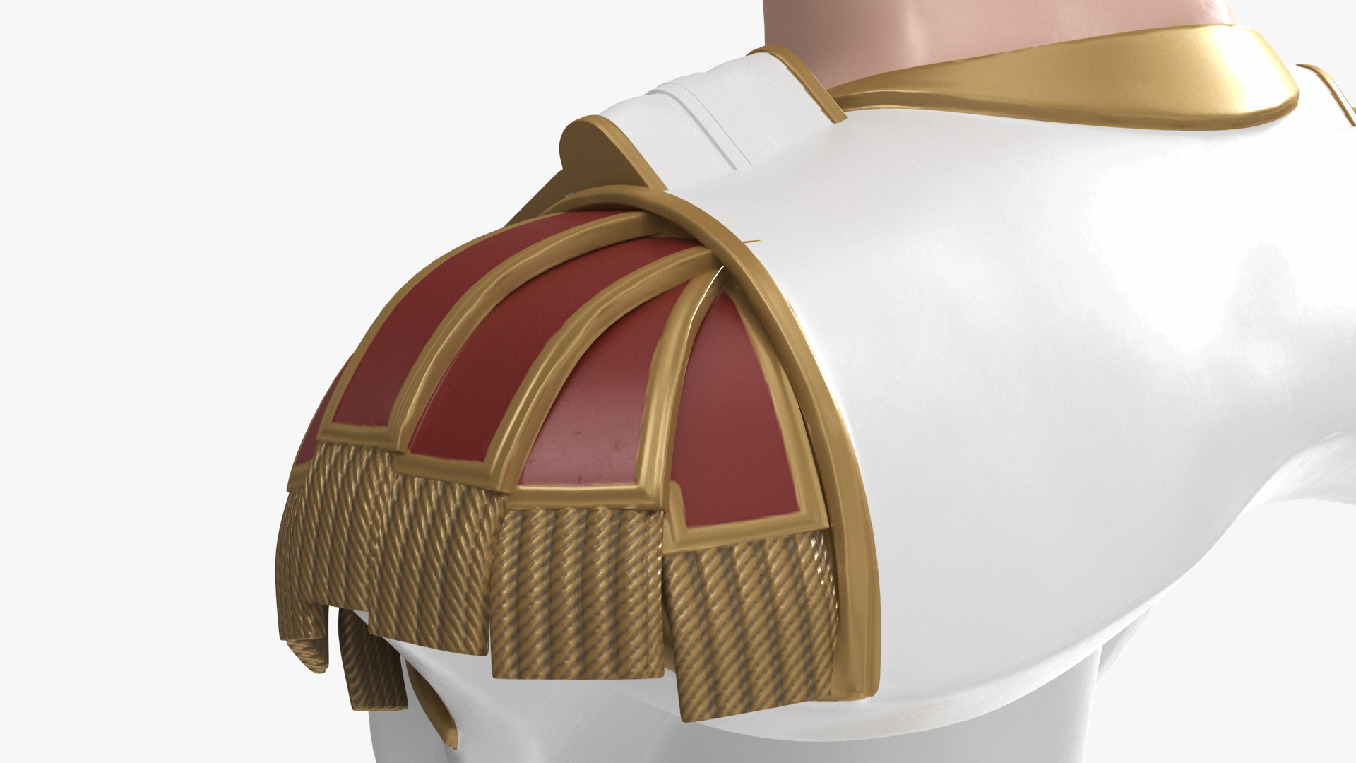 3D Roman Emperor Augustus Stylized Bust