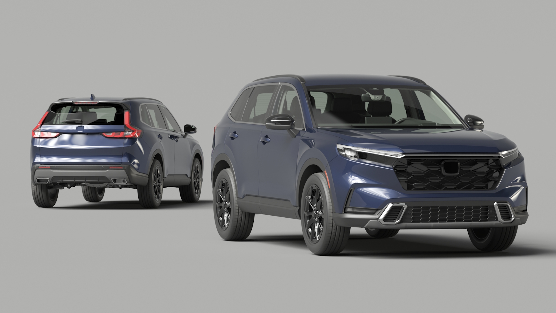 Crossover 2025 Blue 3D model