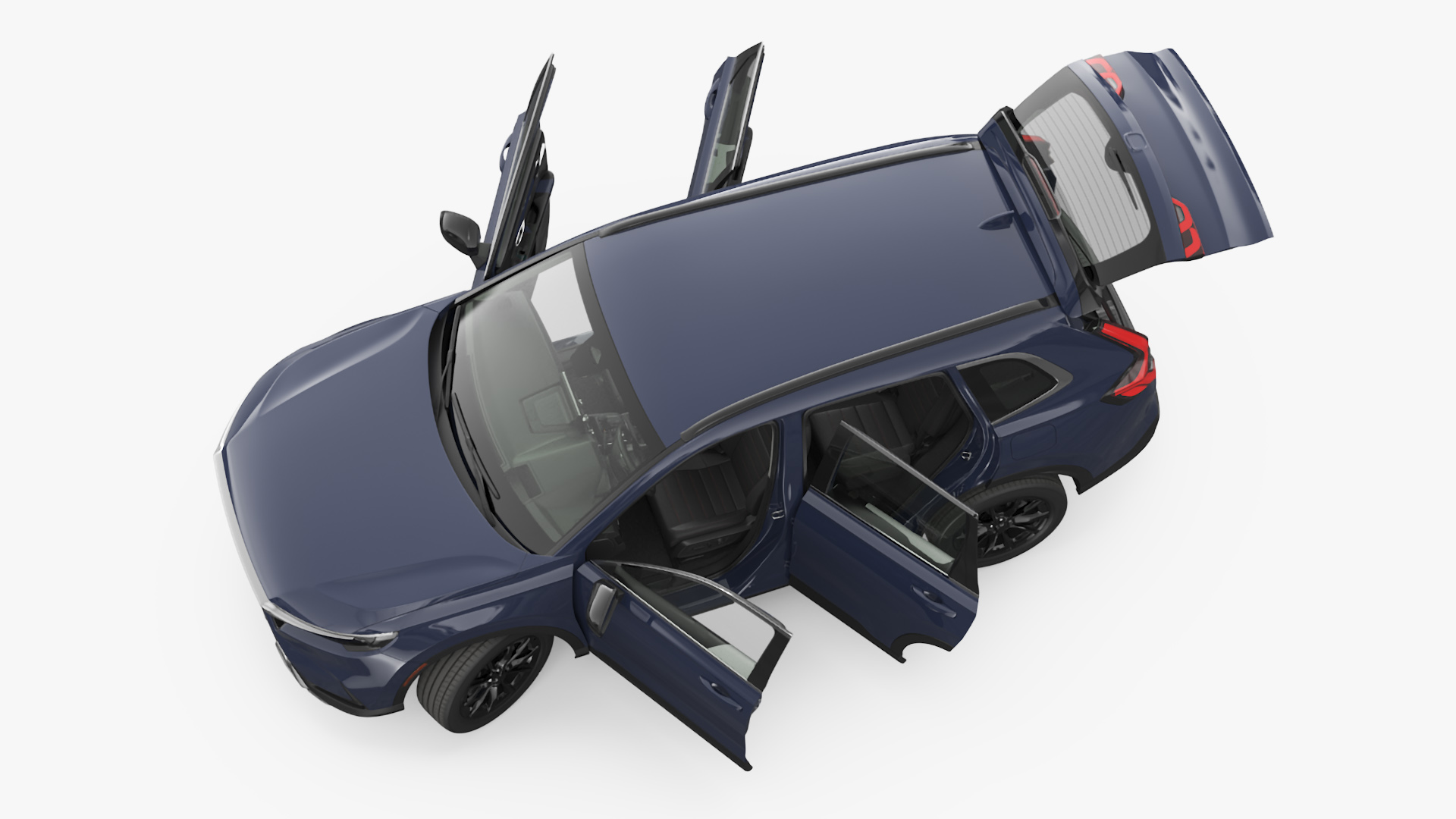 Crossover 2025 Blue 3D model