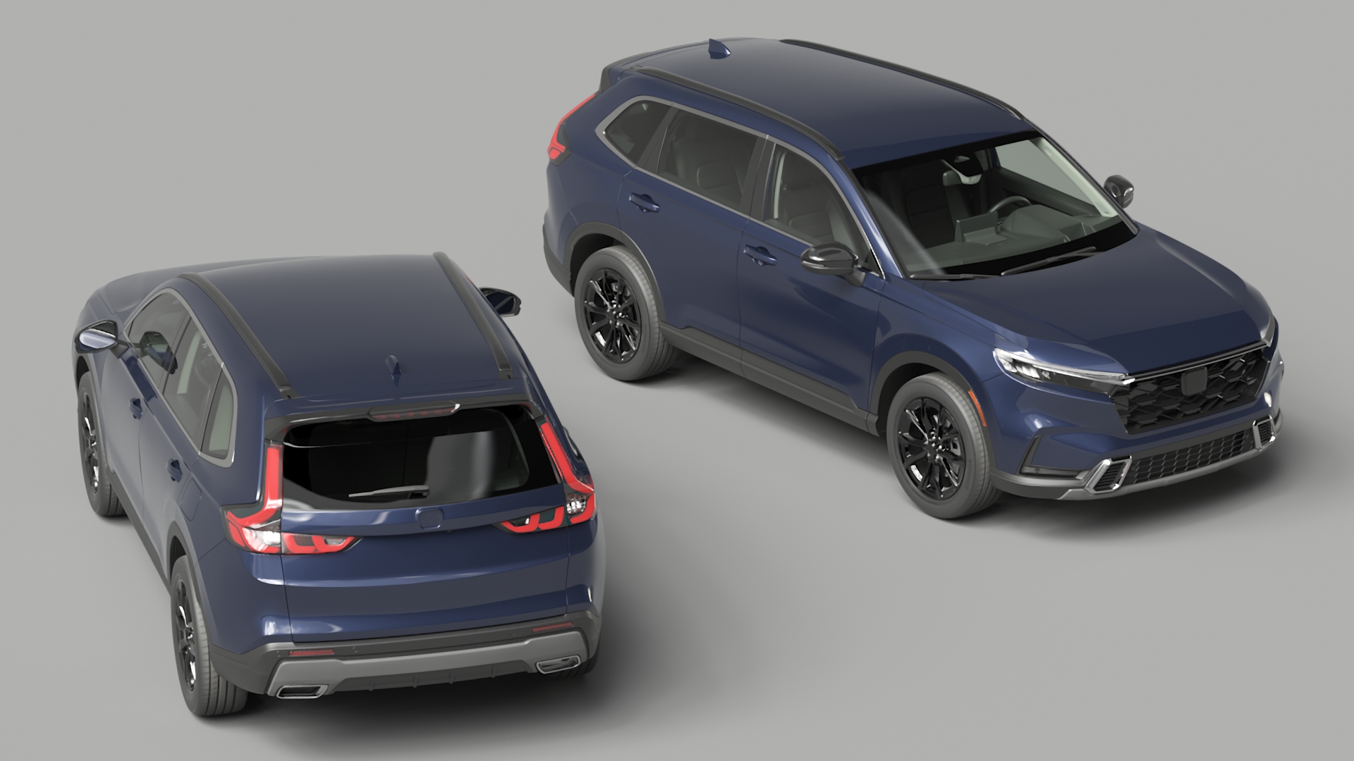 Crossover 2025 Blue 3D model