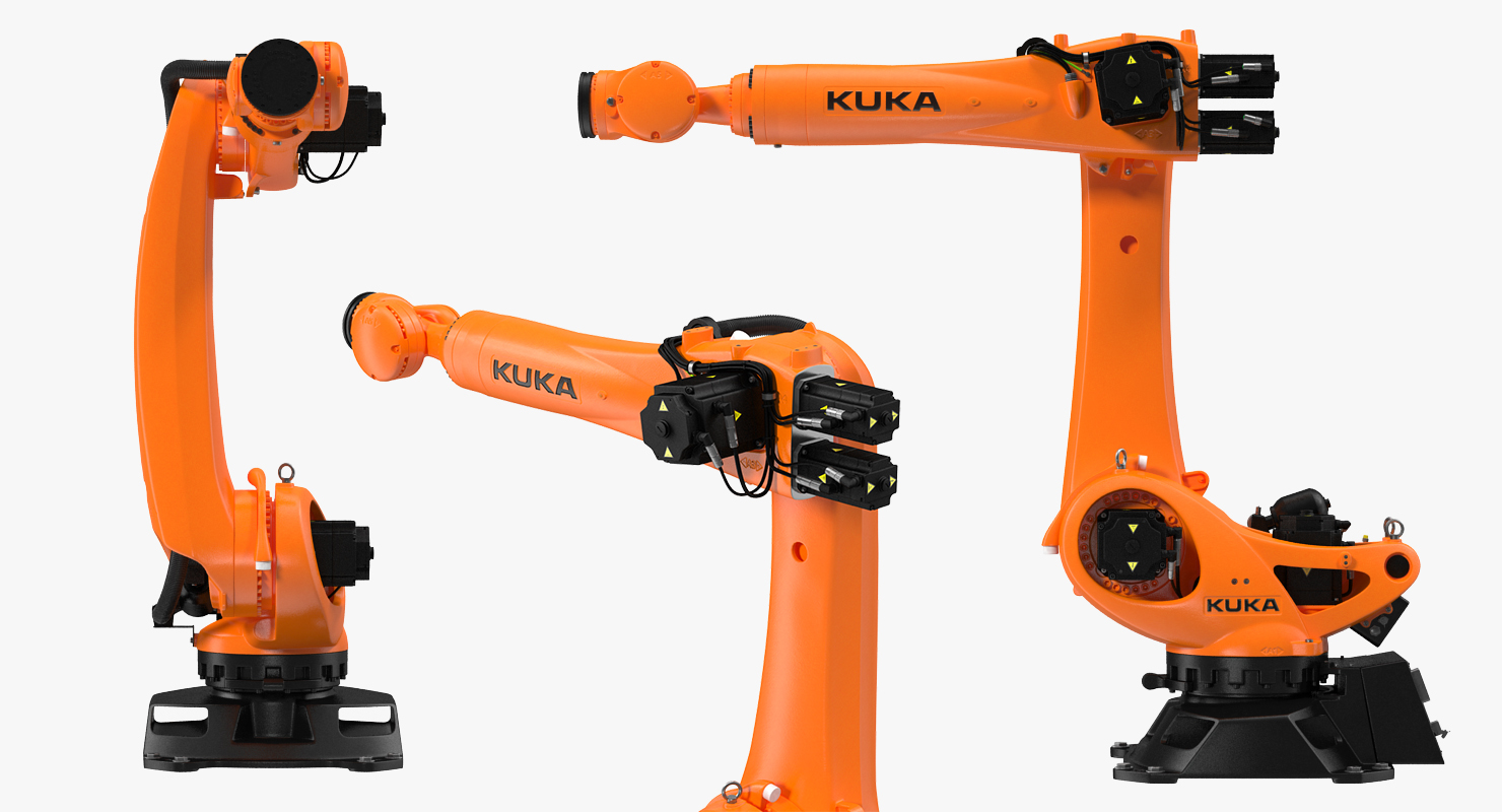 Kuka KR 210 R3100 Ultra Rigged for Maya 3D model