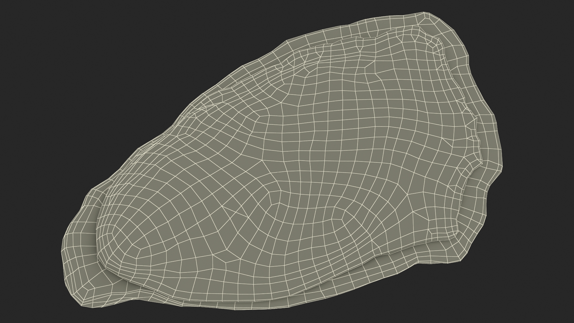 3D Closed Oyster model