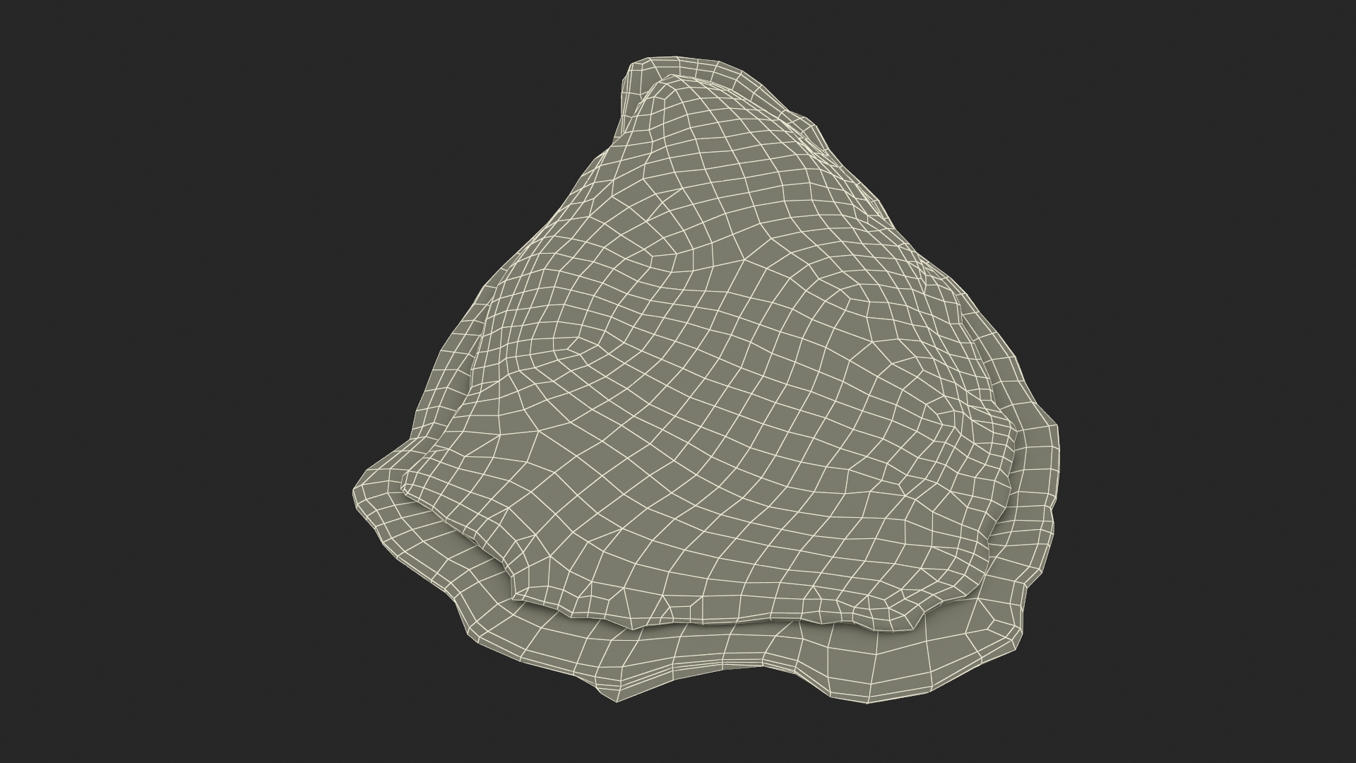 3D Closed Oyster model