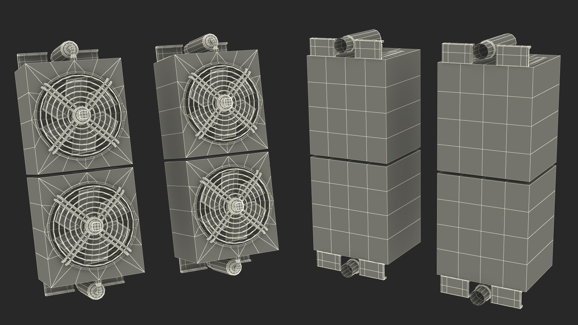 3D model Industrial HVAC Unit