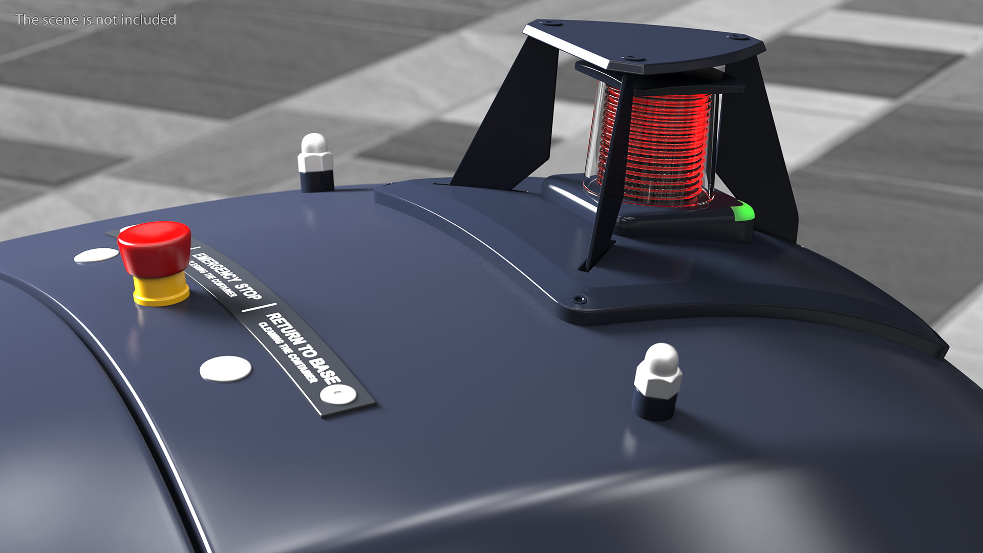 Fully Automated Floor Cleaner 3D model