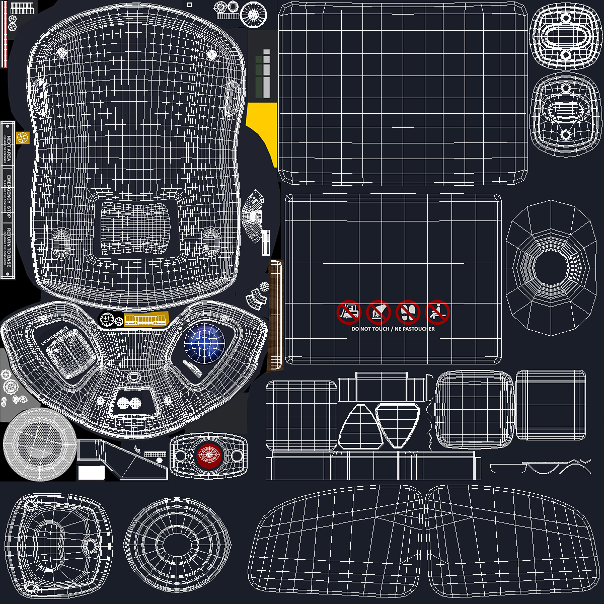 Fully Automated Floor Cleaner 3D model