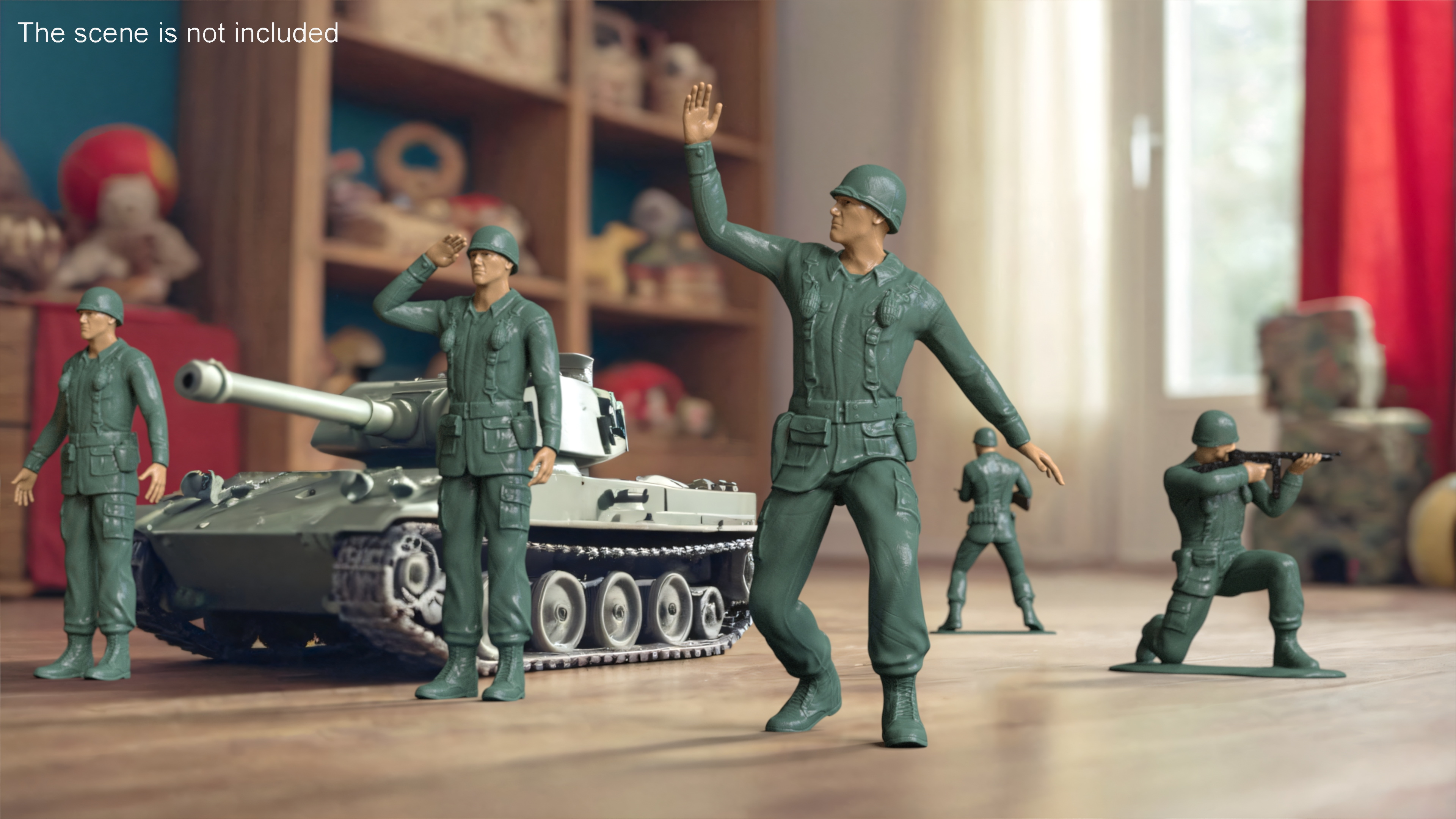 Toy Soldier Assault 3D model