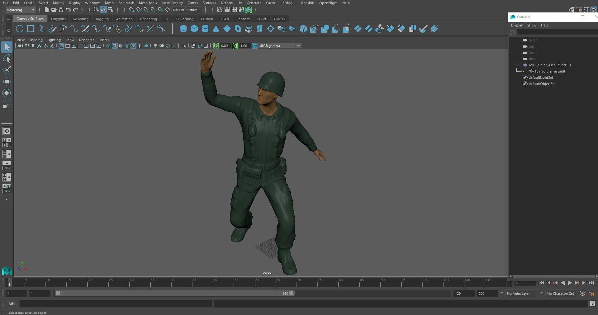 Toy Soldier Assault 3D model