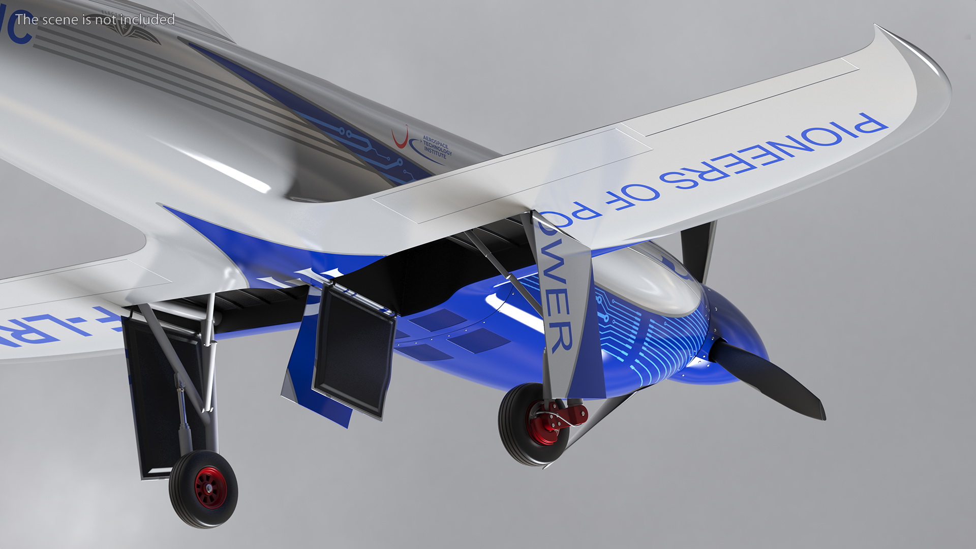 Rolls Royce ACCEL Electric Aircraft Rigged 3D