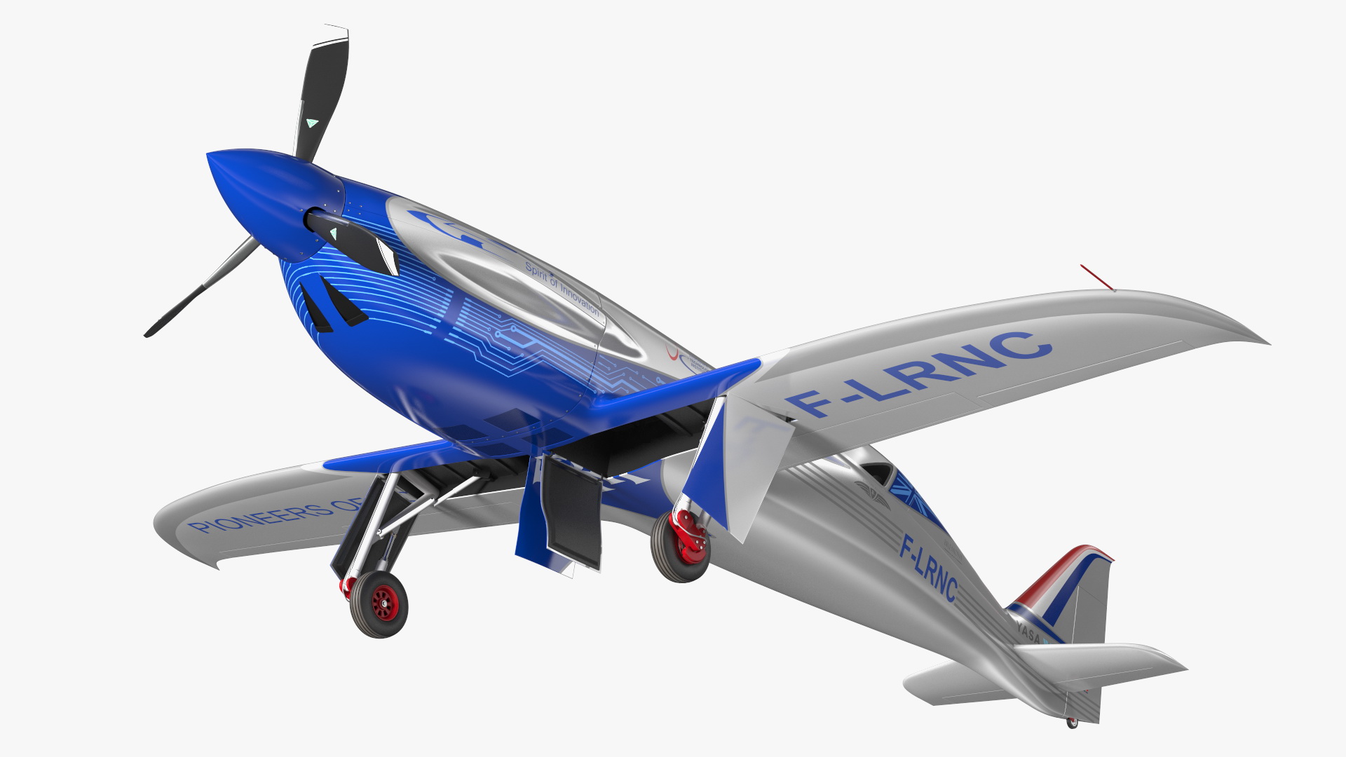 Rolls Royce ACCEL Electric Aircraft Rigged 3D