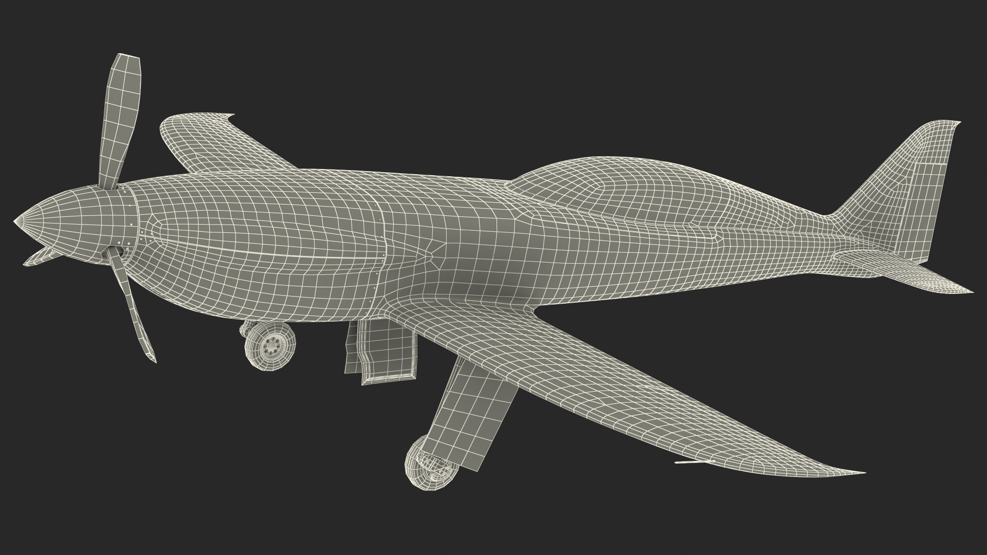 Rolls Royce ACCEL Electric Aircraft Rigged 3D