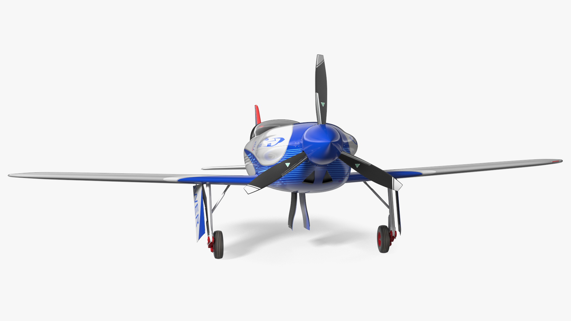 Rolls Royce ACCEL Electric Aircraft Rigged 3D
