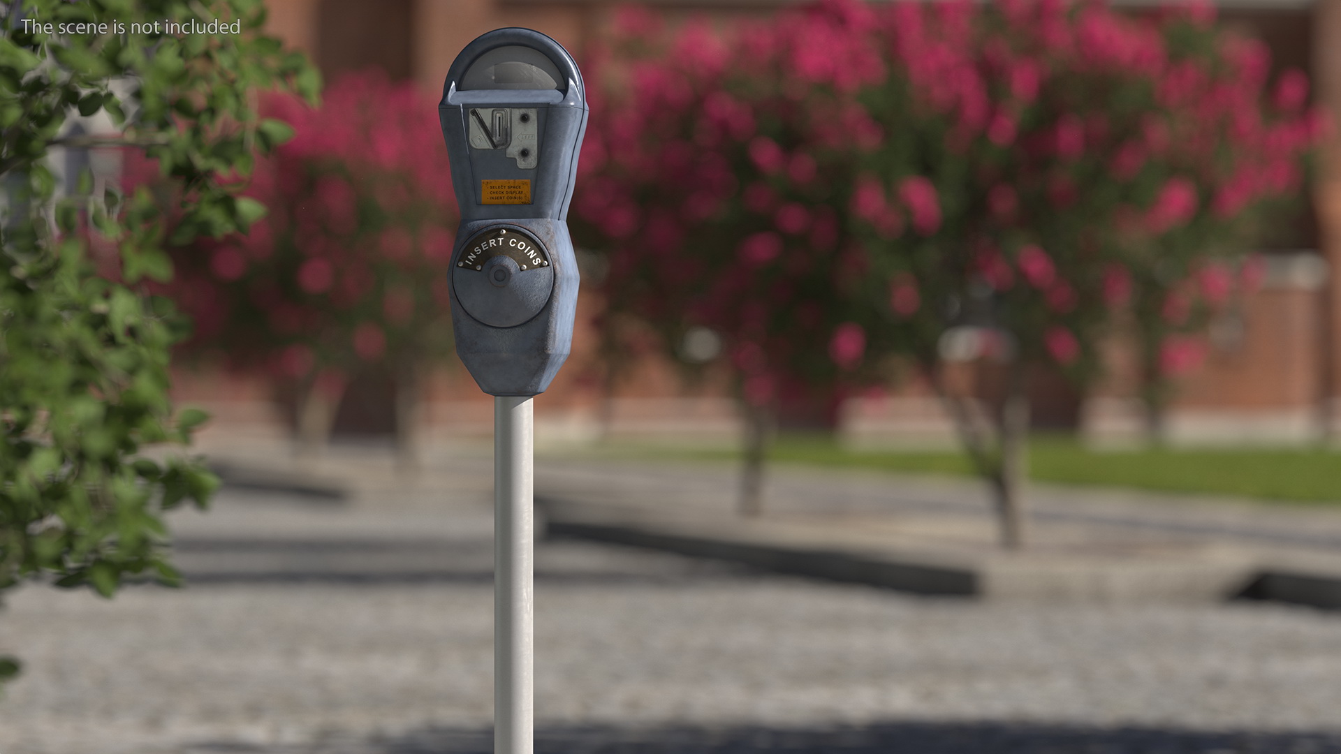 Parking Meter Dirty 3D model