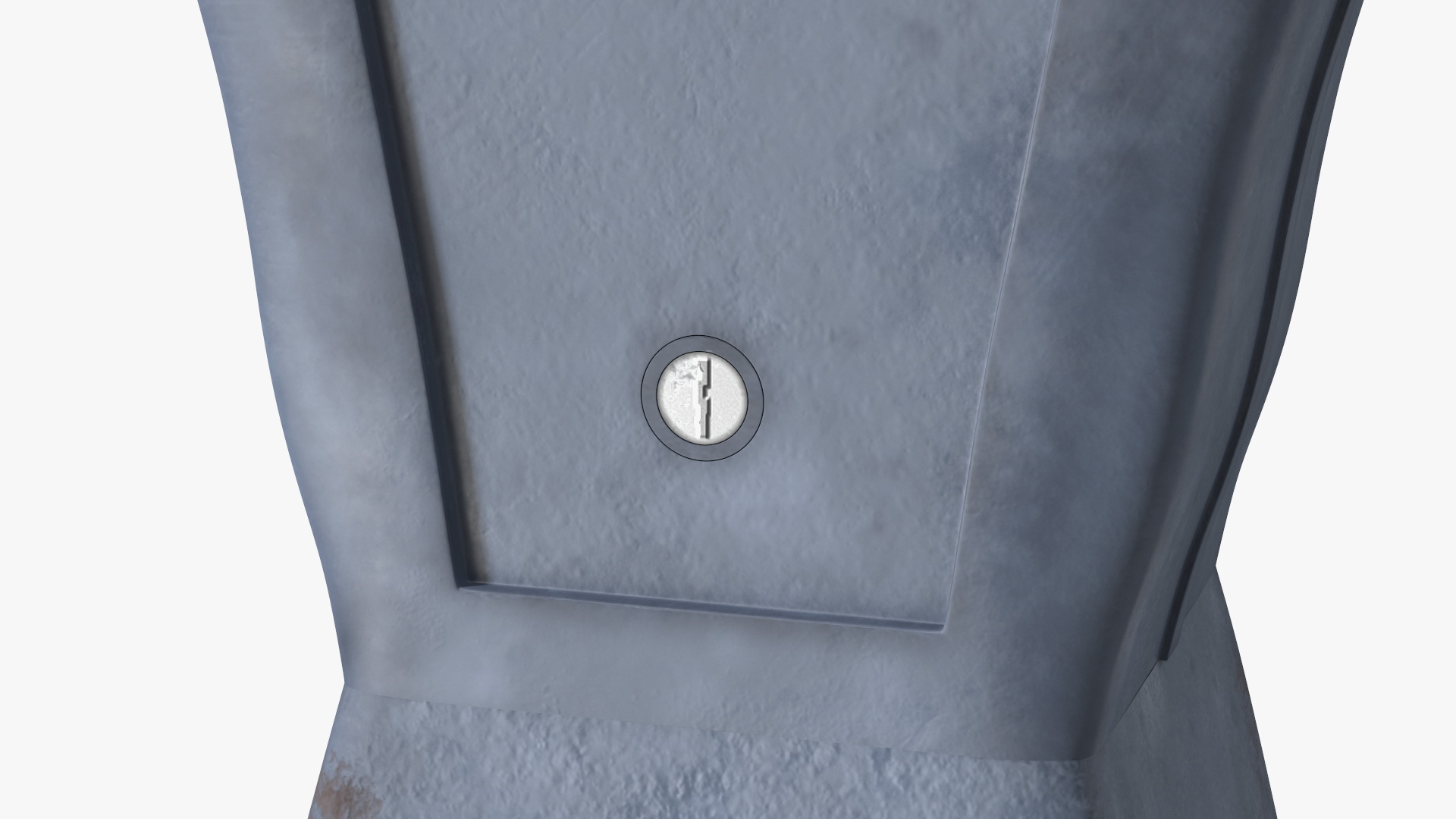 Parking Meter Dirty 3D model