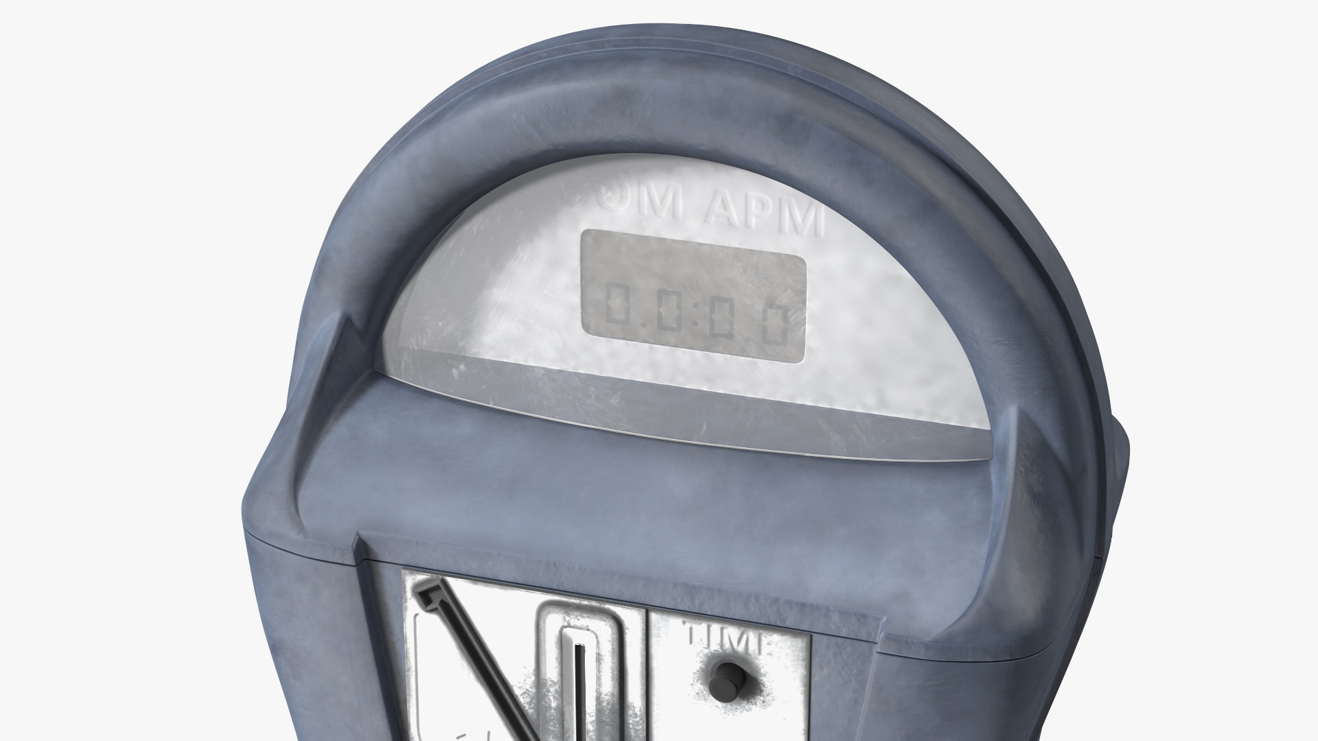 Parking Meter Dirty 3D model