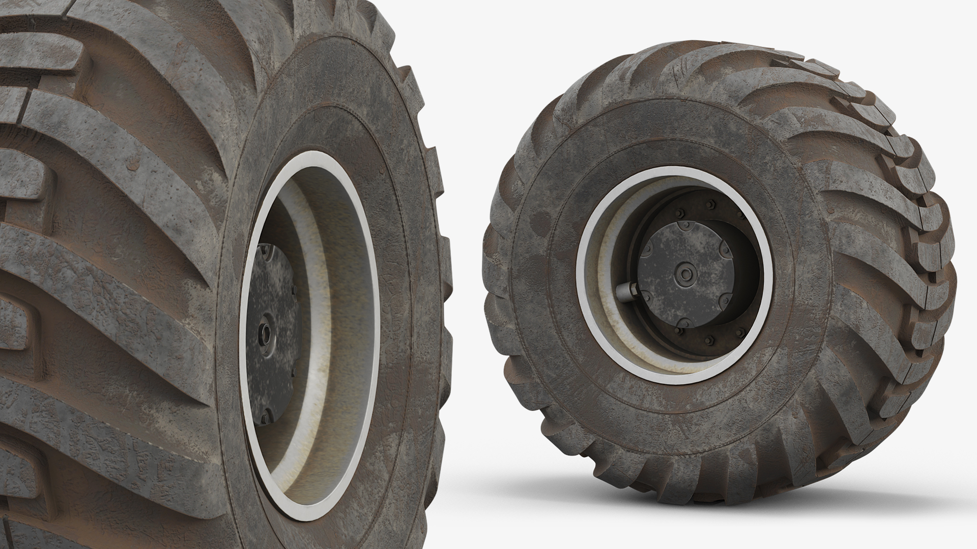 Off Road Trailer Tire Dirty
