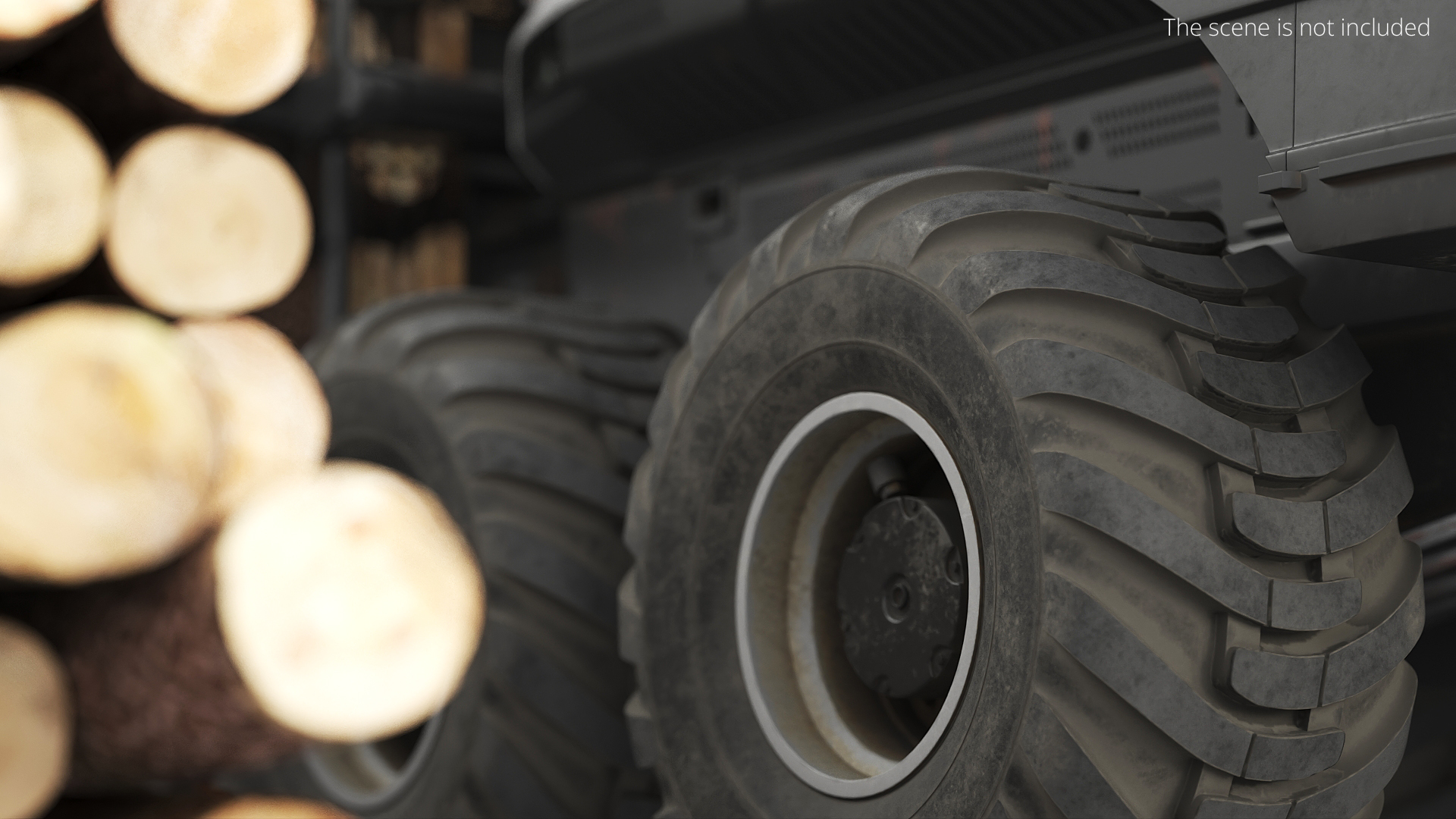 Off Road Trailer Tire Dirty, view 2