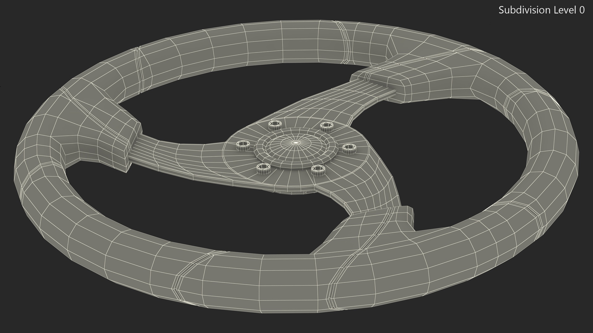 3D model Lite Polyurethane Steering Wheel Schmitt
