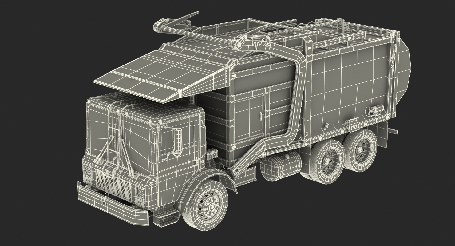 Trash Truck Generic 3D model