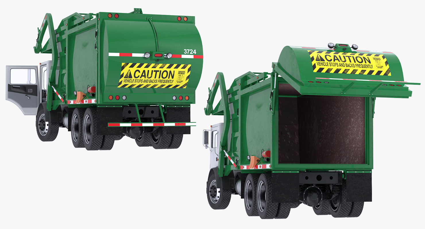 Trash Truck Generic 3D model