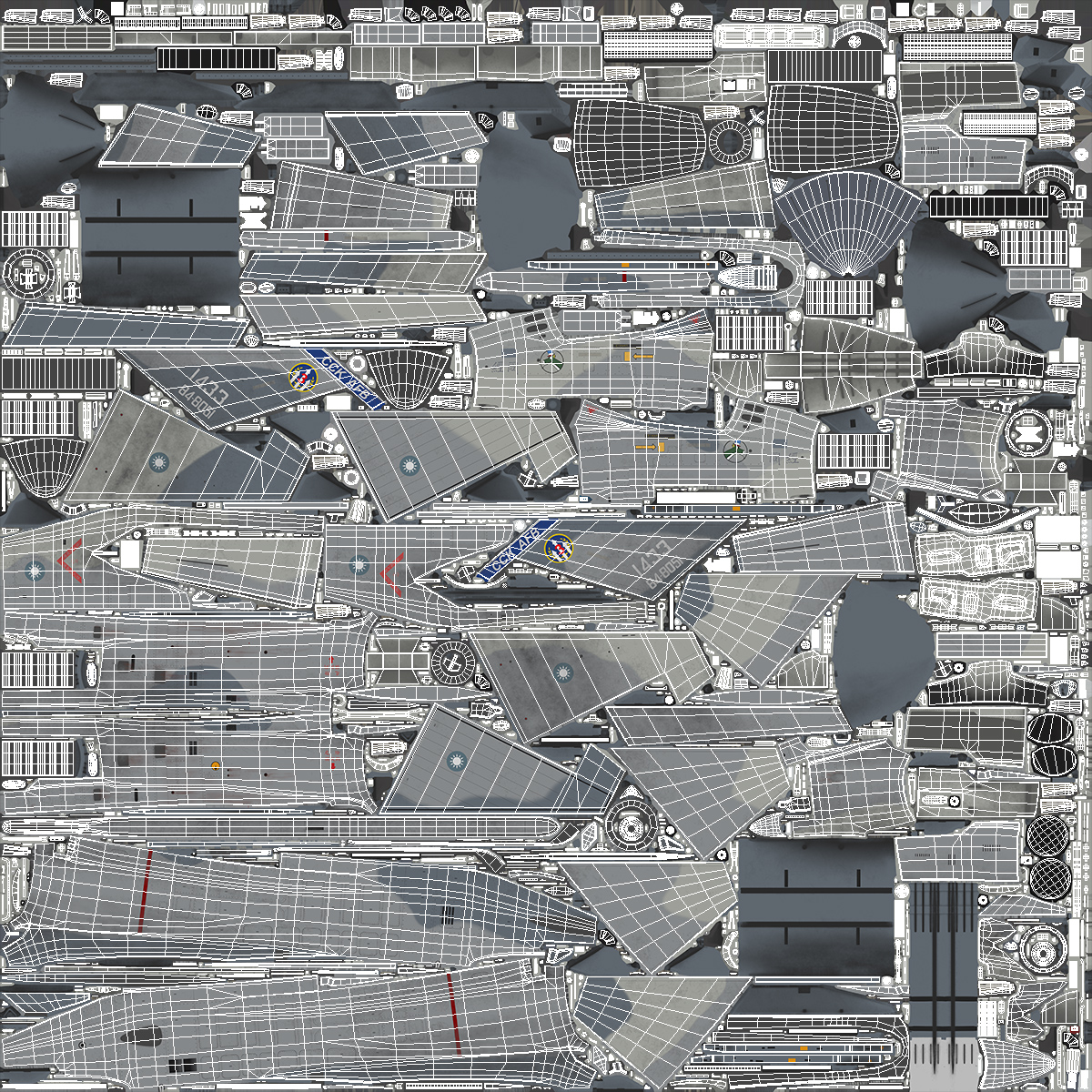 3D Unarmed Fighter Jet AIDC F-CK-1 Rigged model