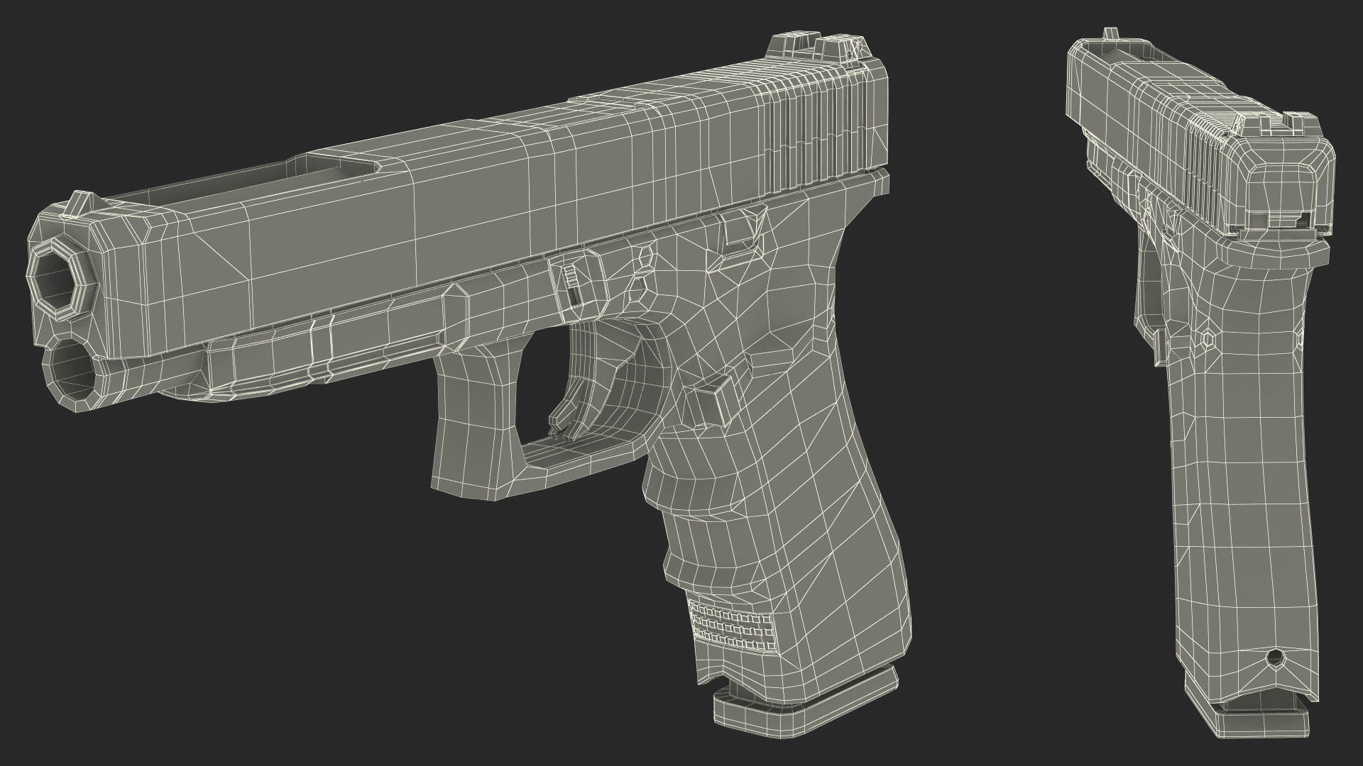 Competition Firearm 3D model