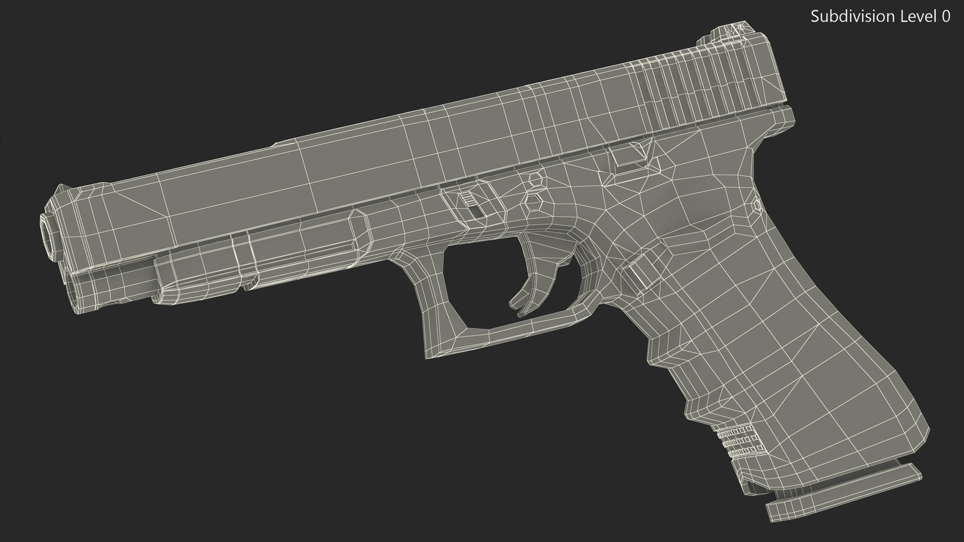 Competition Firearm 3D model