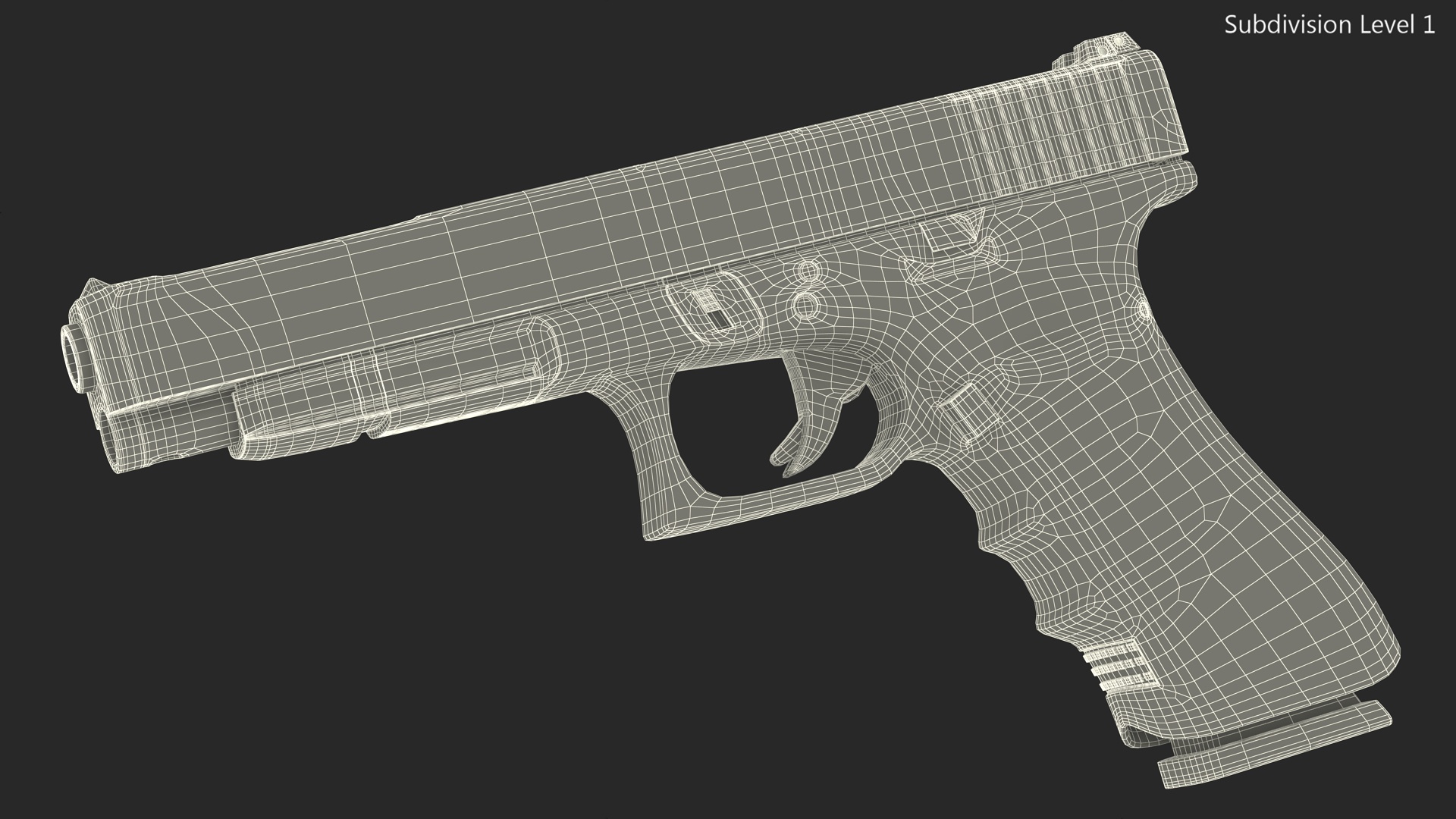 Competition Firearm 3D model