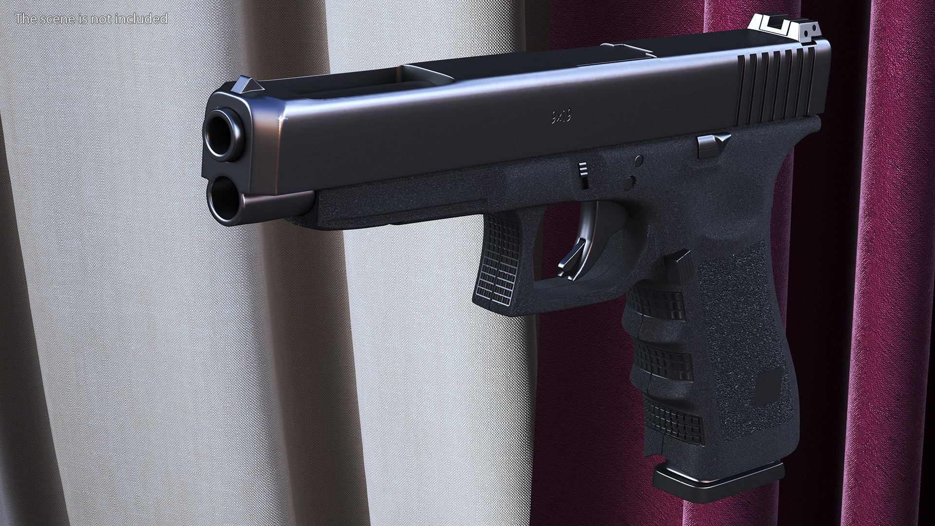 Competition Firearm 3D model