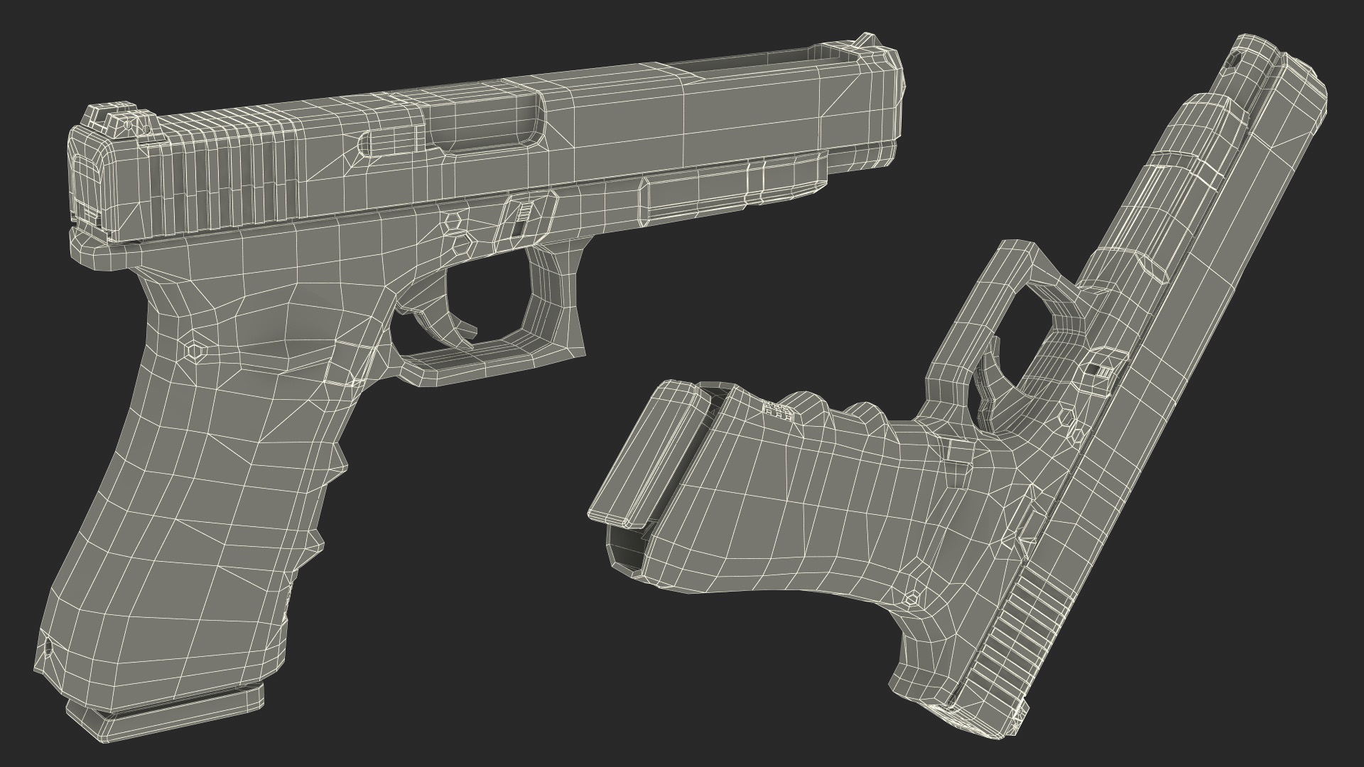 Competition Firearm 3D model