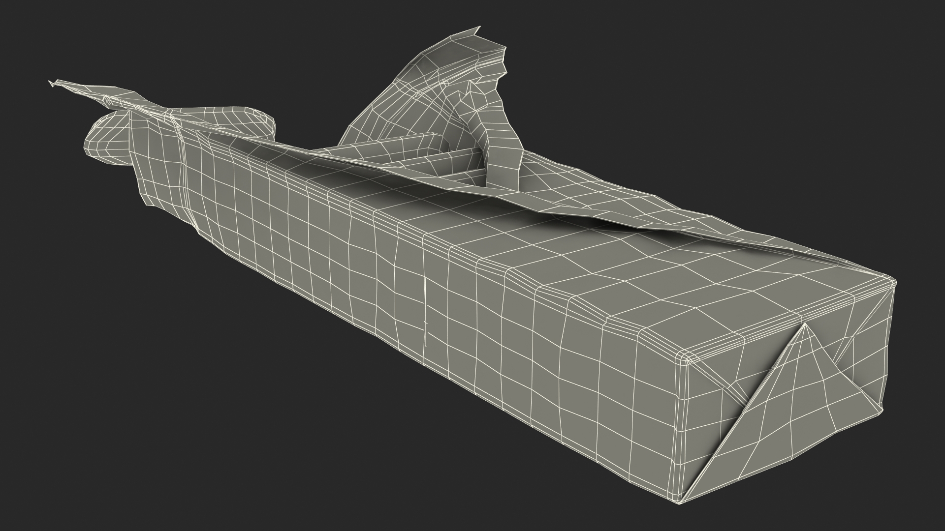 Chewing Gum Package Open with Pads 3D model