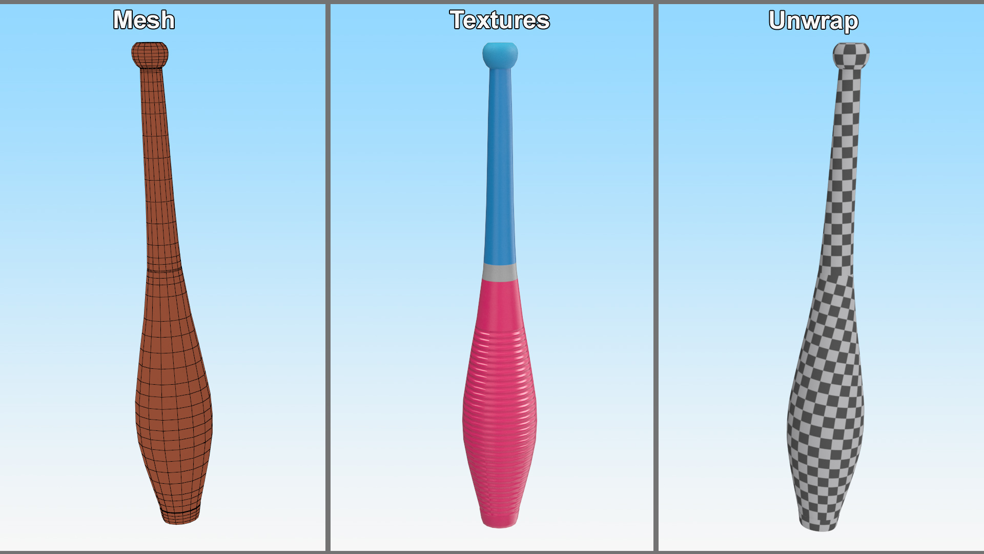 Pirouette Grip Pink 3D model
