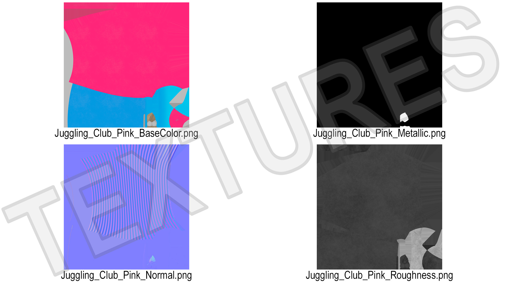 Pirouette Grip Pink 3D model