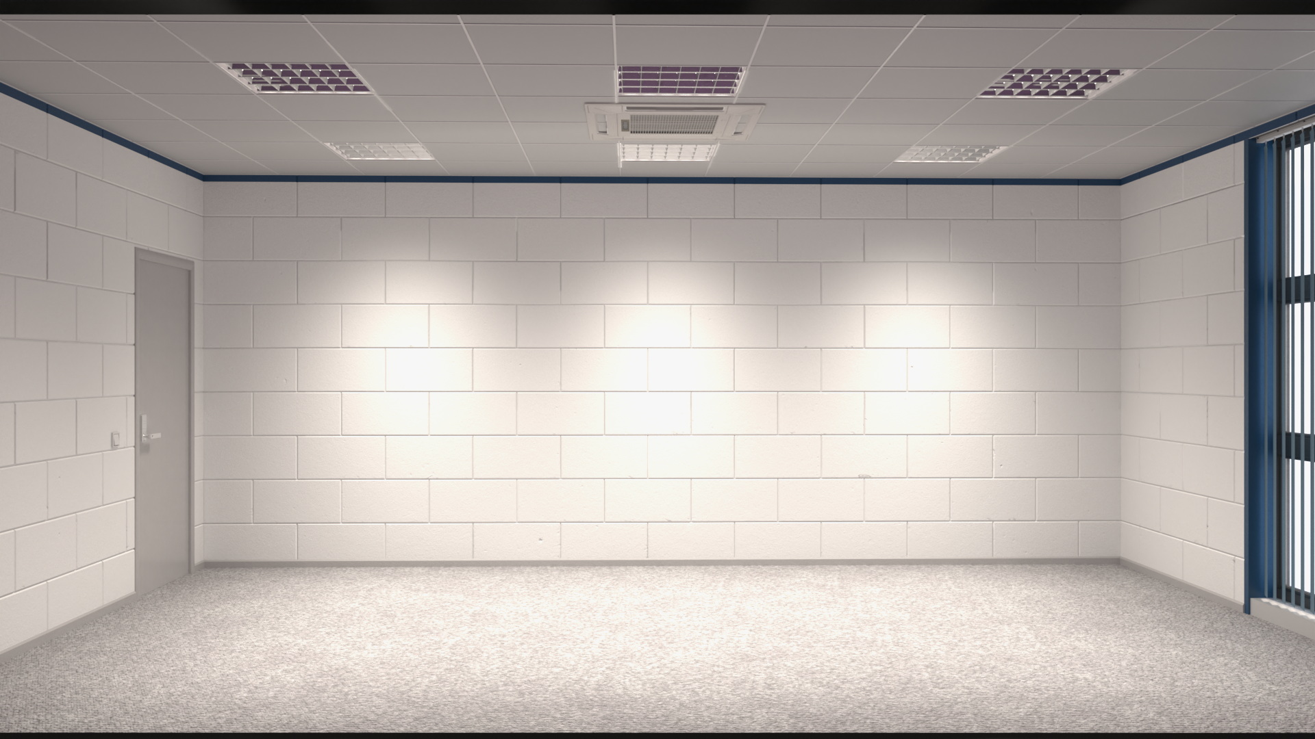 Empty Utility Room Interior