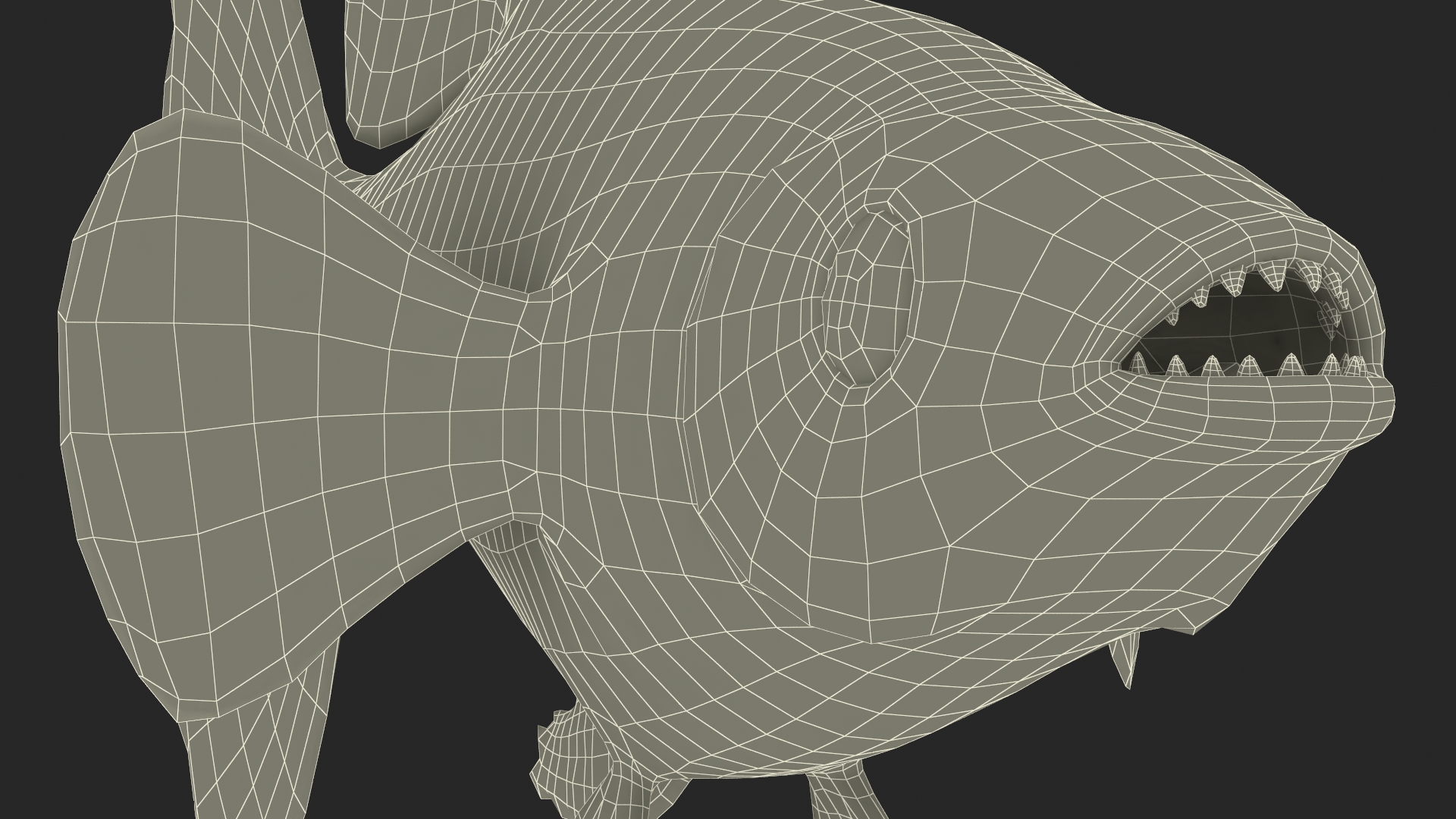 Guppy Fish Malachite Rigged 3D